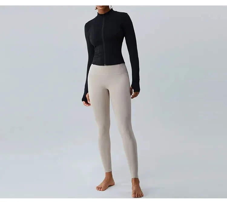 Elsie Zip Up Longsleeve Top