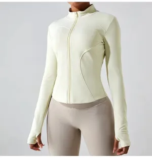 Elsie Zip Up Longsleeve Top