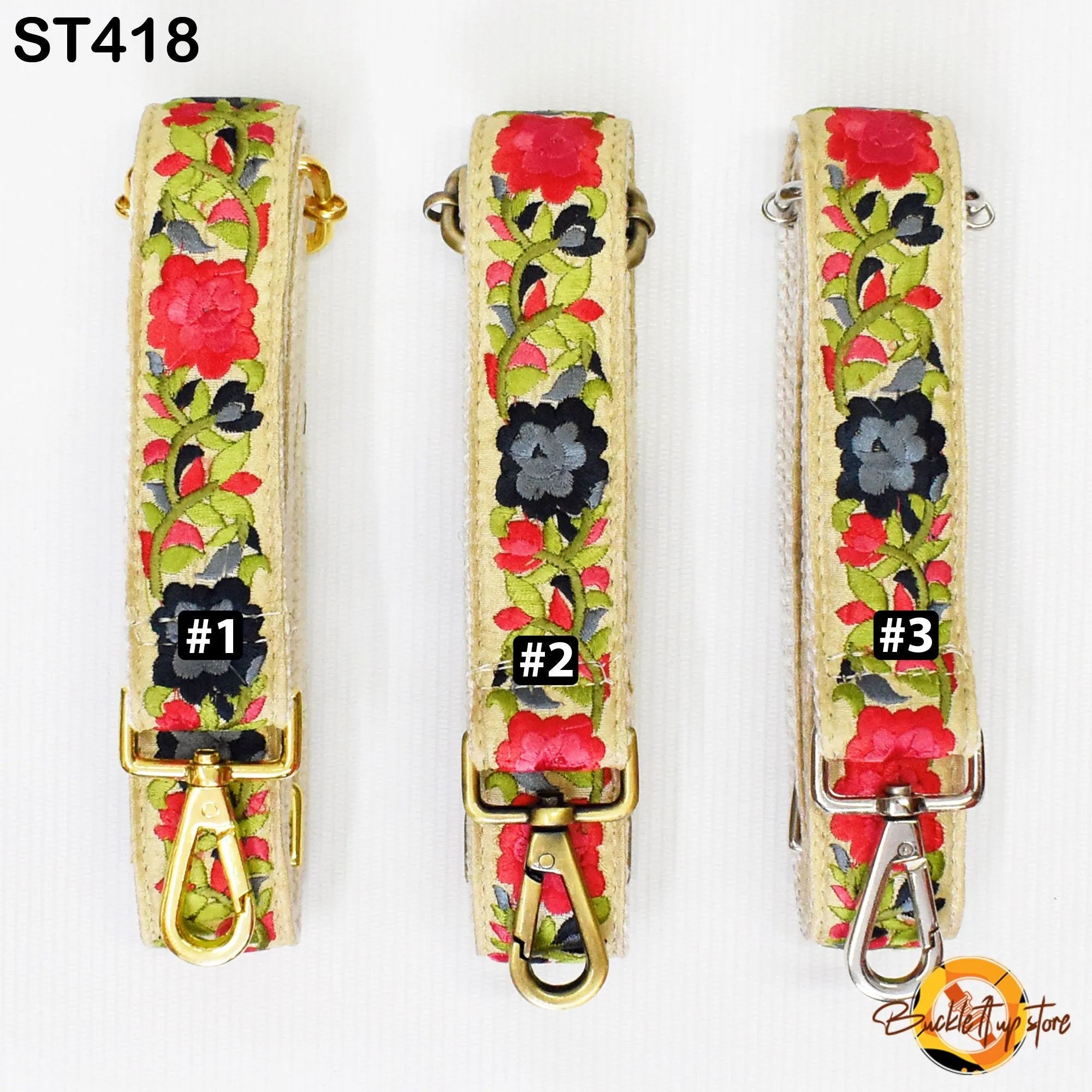 Embroidered Messenger Bags Strap Crossbody Strap for Purses Embroidery Replacement Straps Boho Guitar Strap Handbag Strap Gift for Father