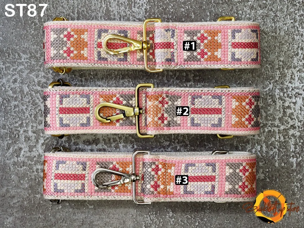 Embroidered Purse Strap Crossbody Strap for Purses Boho Messenger Bags Strap Replacement Strap Boho Guitar Strap Handbag Strap gift for her