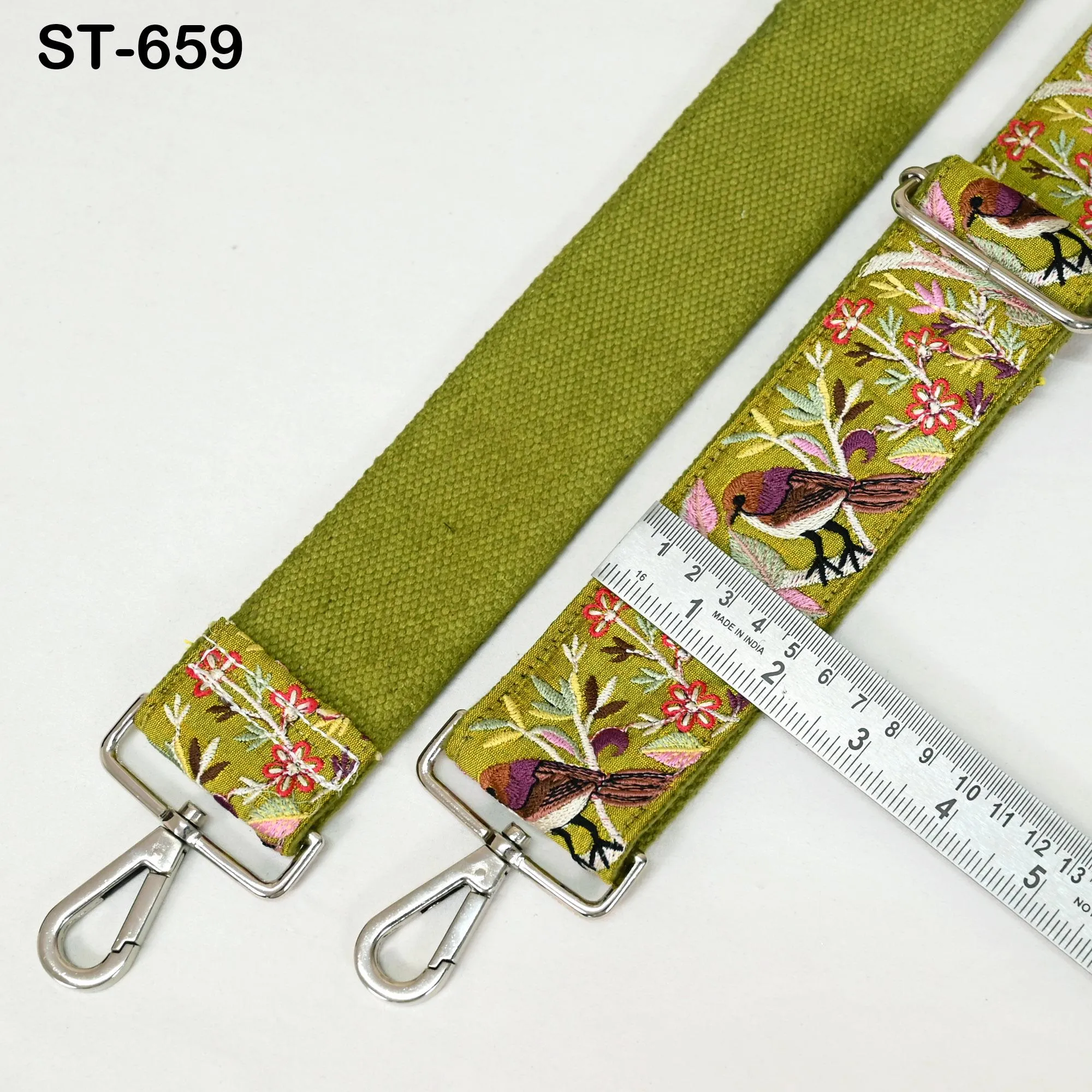 Embroidered Purse Strap Crossbody Strap for Purses Handbag Boho Bag Strap Embroidery Replacement Strap Guitar Strap Gift Daughter Friend
