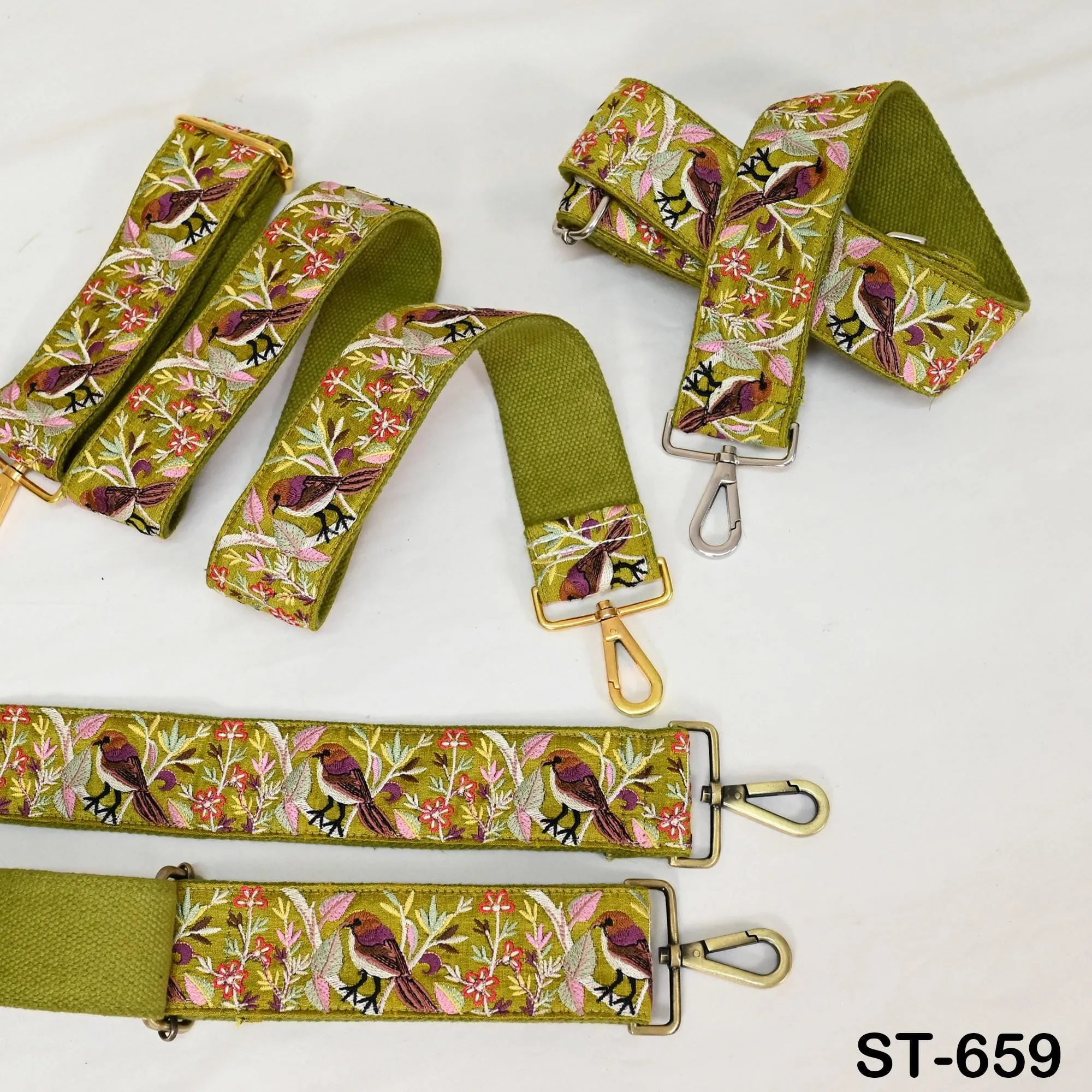 Embroidered Purse Strap Crossbody Strap for Purses Handbag Boho Bag Strap Embroidery Replacement Strap Guitar Strap Gift Daughter Friend