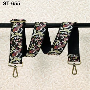 Embroidered Purse Strap Crossbody Strap for Purses Handbag Boho Bag Strap Embroidery Replacement Strap Guitar Strap Gift Daughter Sister
