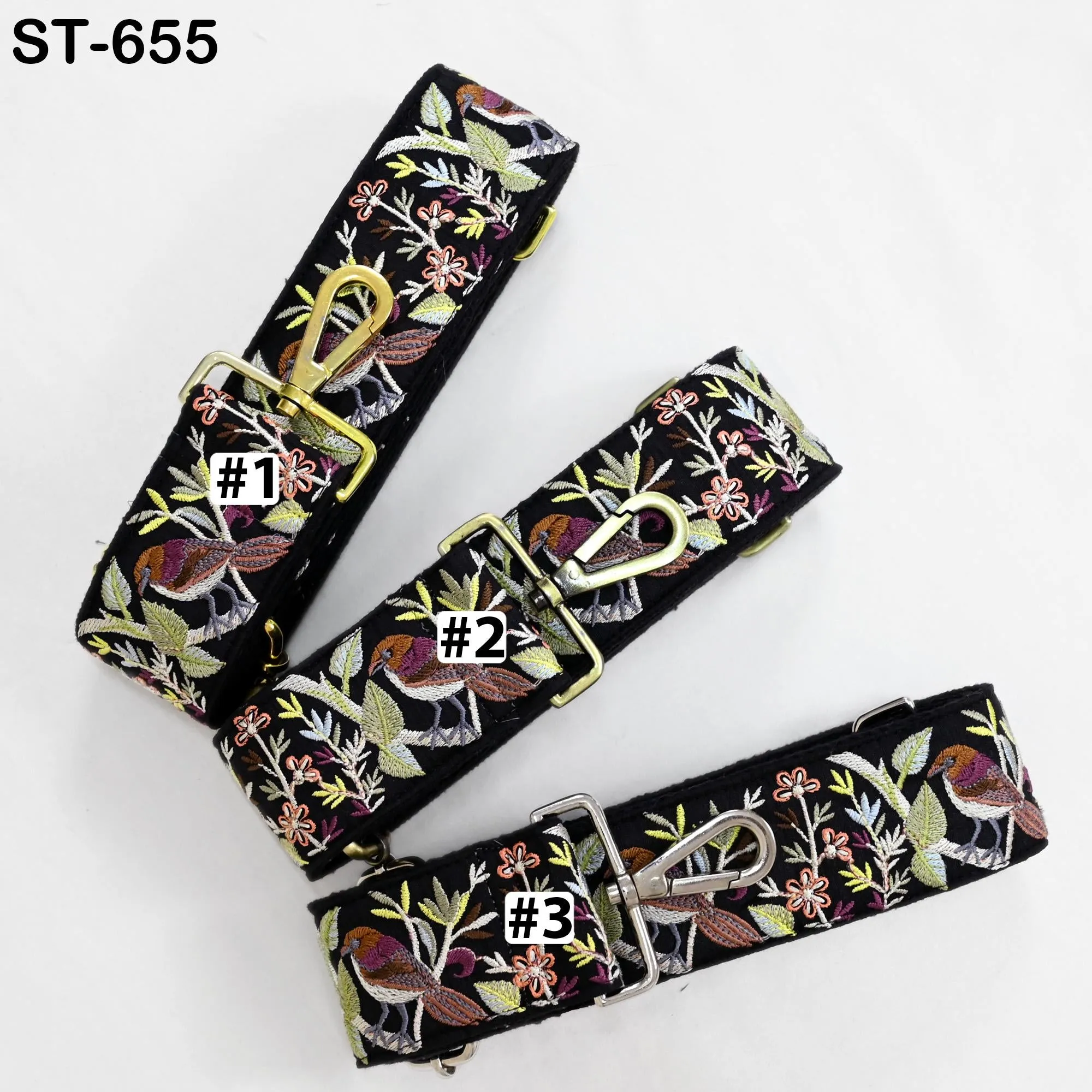 Embroidered Purse Strap Crossbody Strap for Purses Handbag Boho Bag Strap Embroidery Replacement Strap Guitar Strap Gift Daughter Sister
