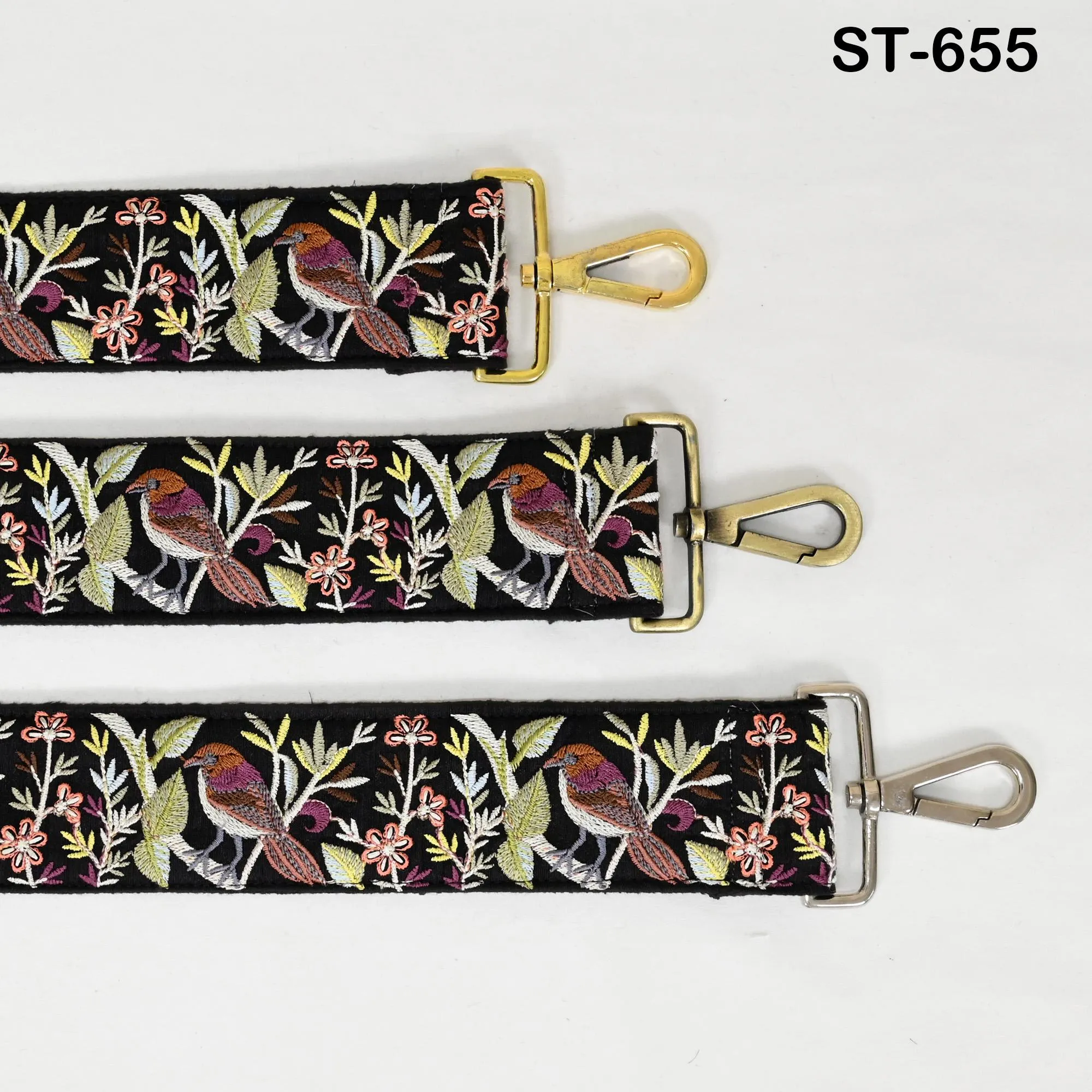 Embroidered Purse Strap Crossbody Strap for Purses Handbag Boho Bag Strap Embroidery Replacement Strap Guitar Strap Gift Daughter Sister