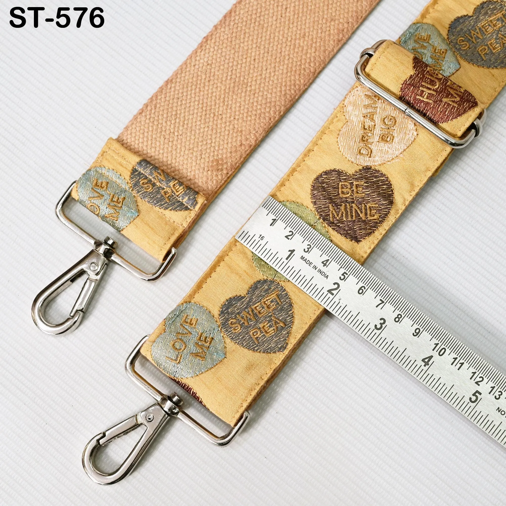Embroidered Purse Strap Crossbody Strap for Purses Handbag Boho Bag Strap Floral Embroidery Replacement Strap Boho Guitar Strap Gift for her