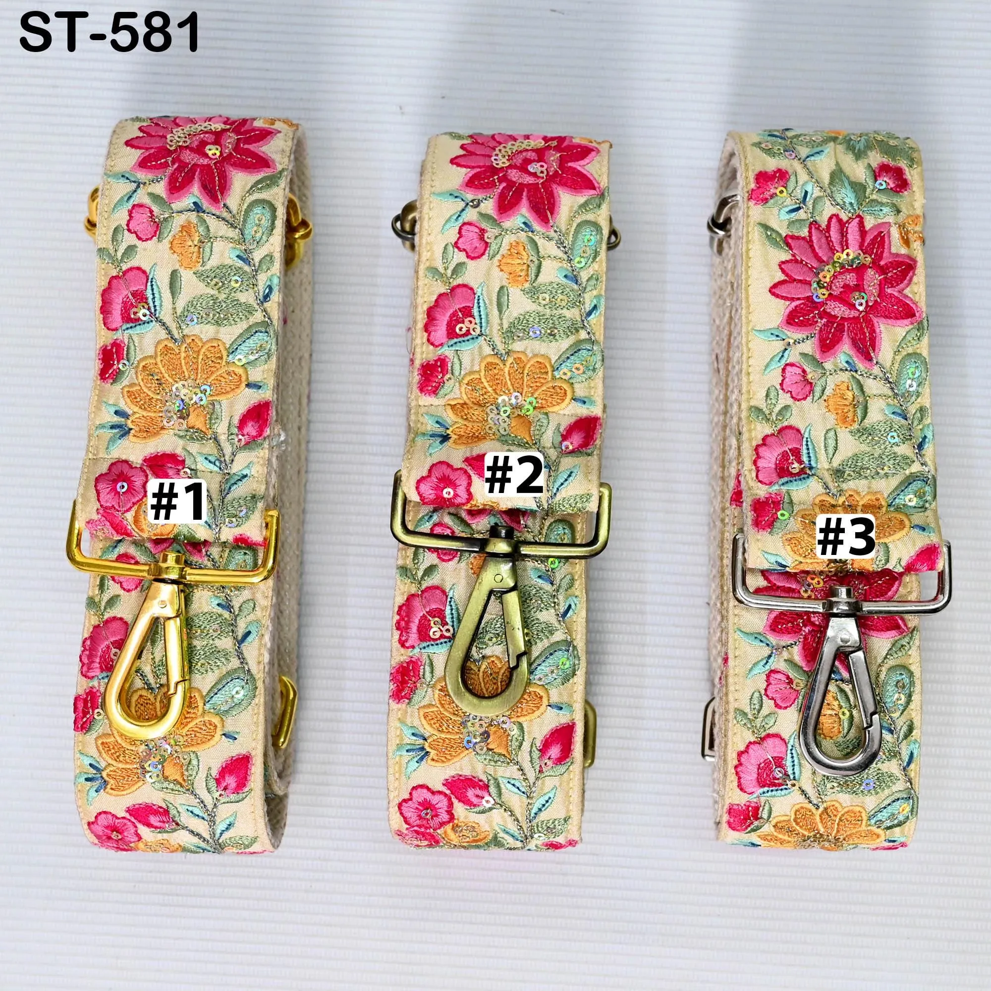 Embroidered Purse Strap Crossbody Strap for Purses Handbag Boho Bag Strap Floral Embroidery Replacement Strap Boho Guitar Strap Gift for her