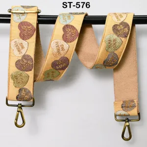 Embroidered Purse Strap Crossbody Strap for Purses Handbag Boho Bag Strap Floral Embroidery Replacement Strap Boho Guitar Strap Gift for her