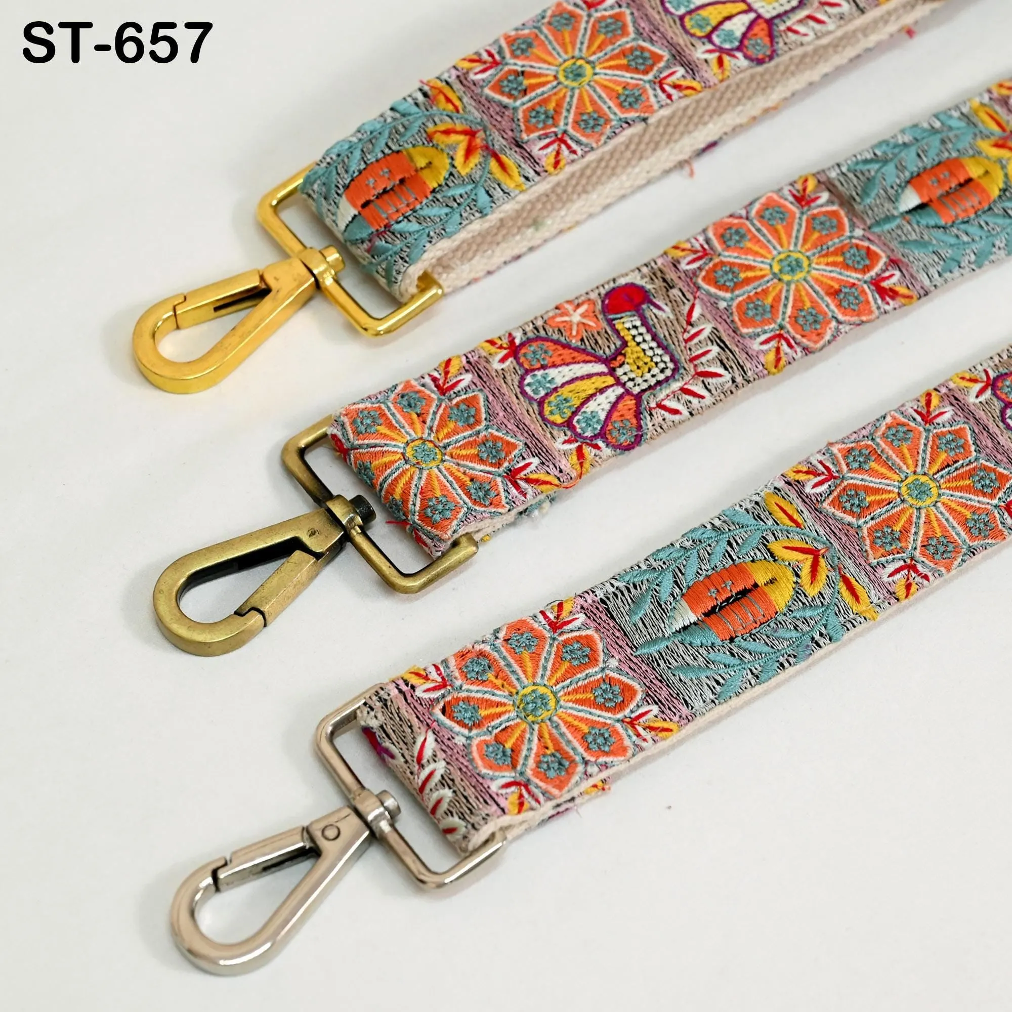 Embroidered Purse Strap Crossbody Strap for Purses Handbag Messenger Bag Strap Embroidery Replacement Strap Boho Guitar Strap Gift Mother