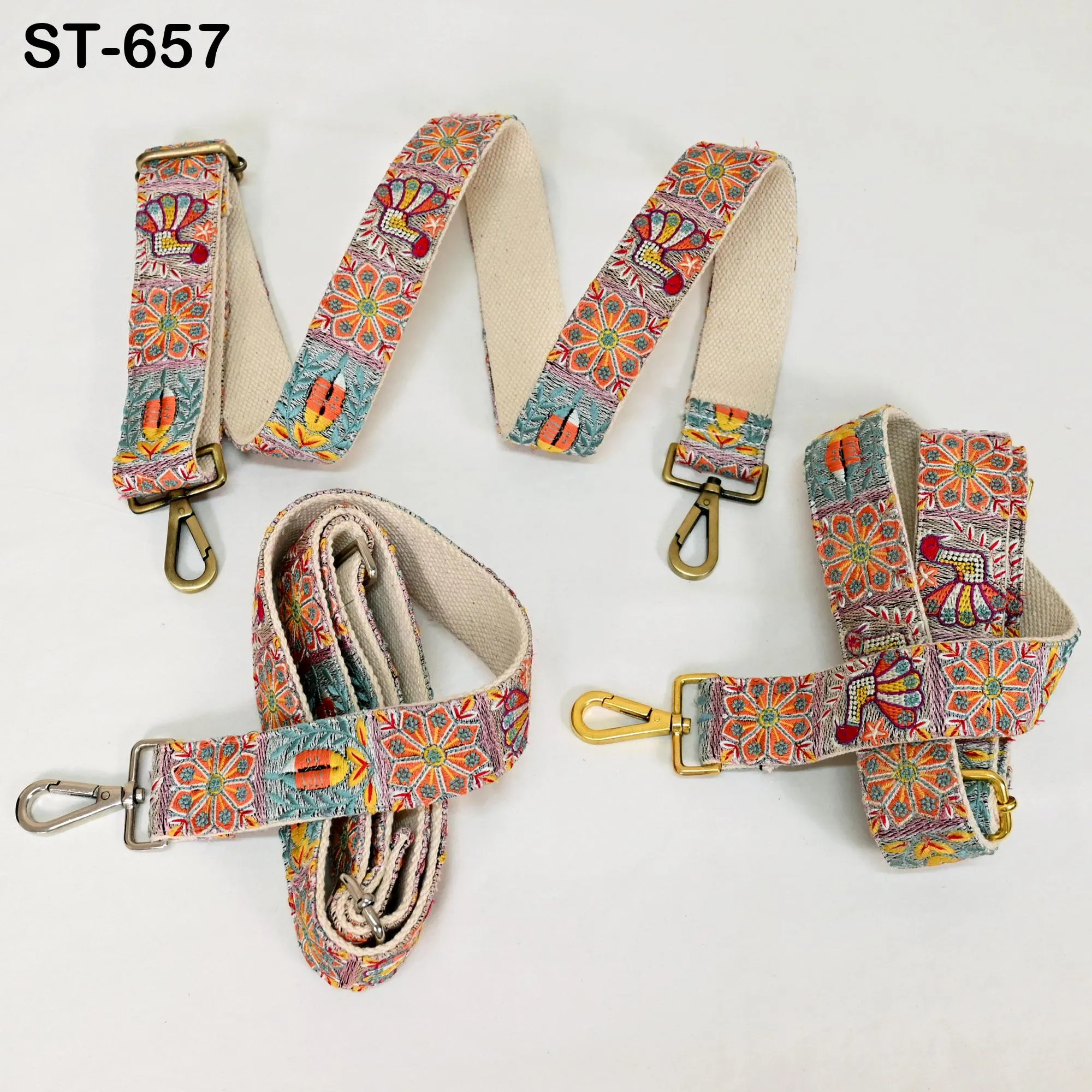 Embroidered Purse Strap Crossbody Strap for Purses Handbag Messenger Bag Strap Embroidery Replacement Strap Boho Guitar Strap Gift Mother