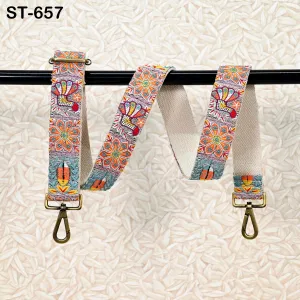 Embroidered Purse Strap Crossbody Strap for Purses Handbag Messenger Bag Strap Embroidery Replacement Strap Boho Guitar Strap Gift Mother