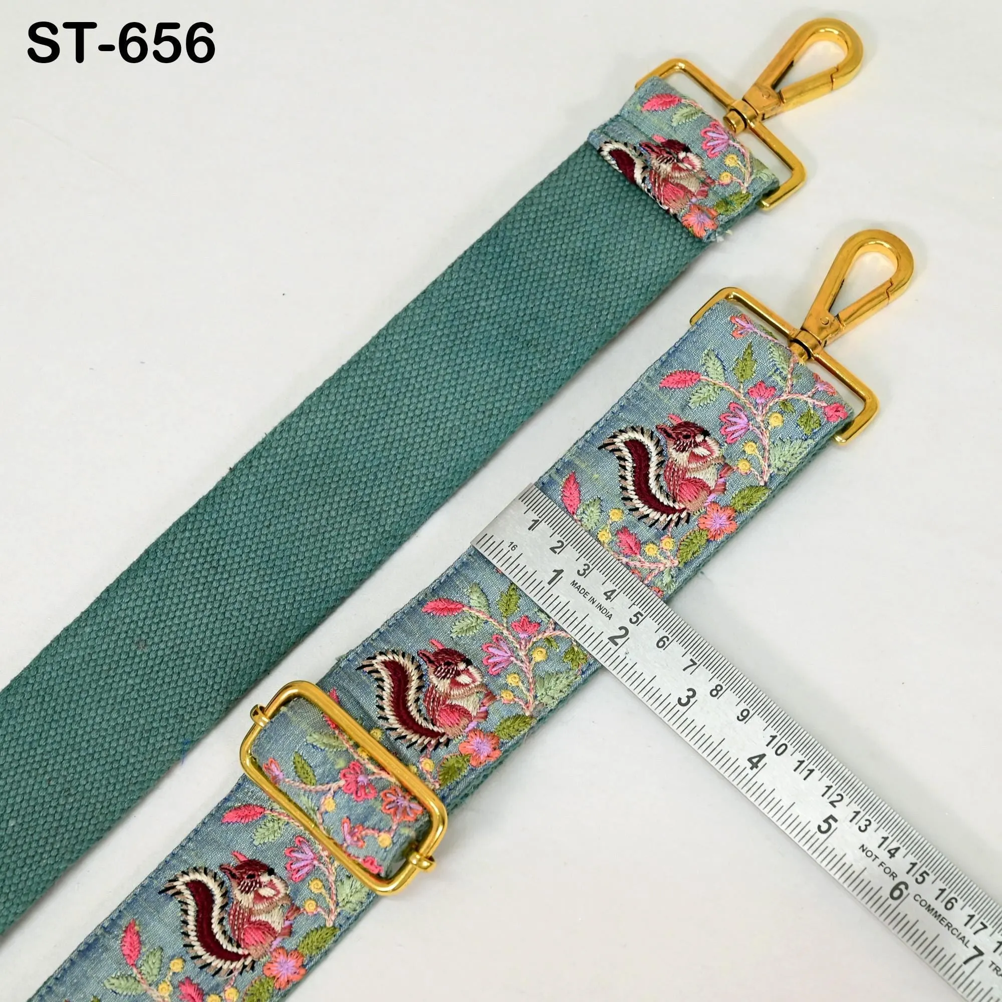 Embroidered Purse Strap Crossbody Strap for Purses Handbag Messenger Bags Strap Embroidery Replacement Straps Boho Guitar Strap Gift Friend