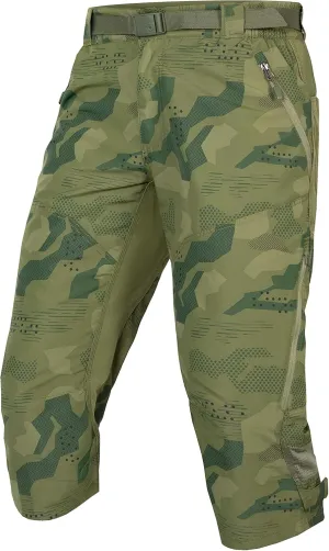 Endura Mens Hummvee Mountain Bike Baggy Cycling 3/4 Short with Liner