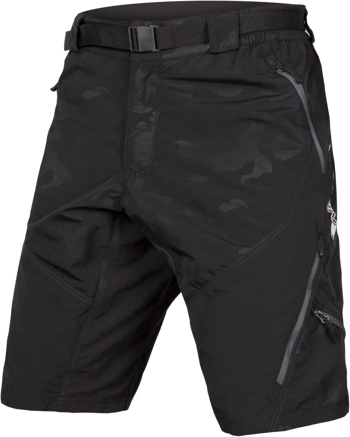 Endura Mens Hummvee Mountain Bike Baggy Cycling Short with Liner Black Camo 2022, Small
