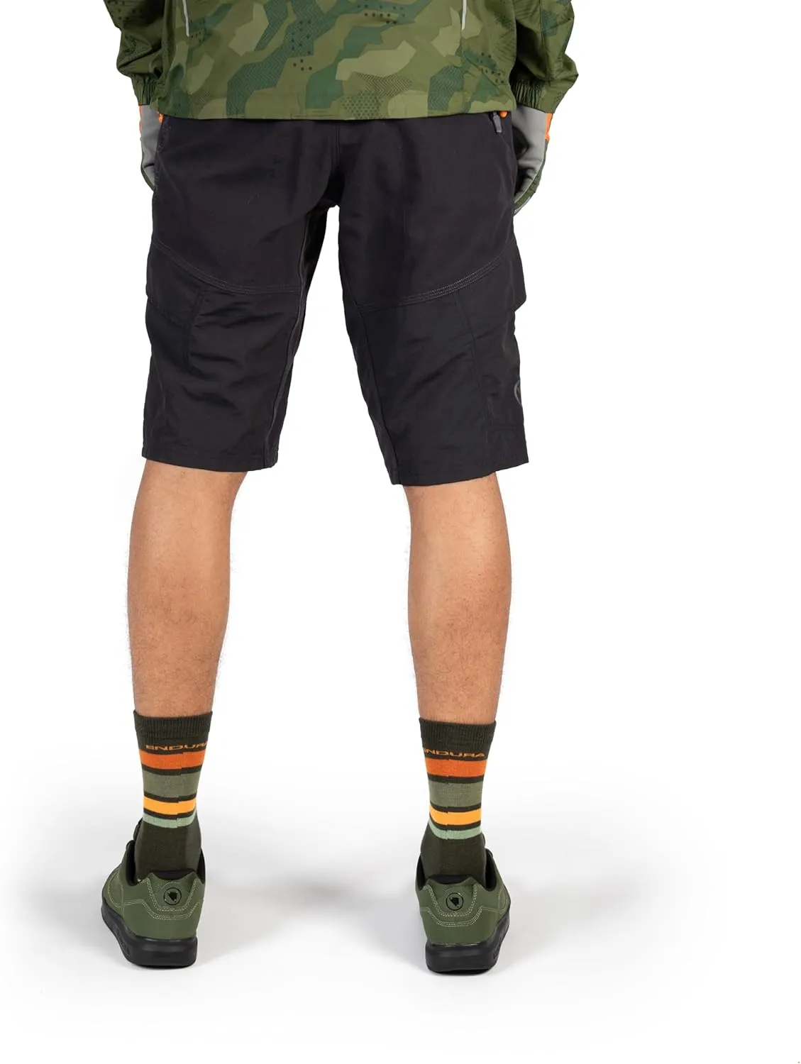 Endura Mens Hummvee Mountain Bike Baggy Cycling Short with Liner Black Camo 2022, Small