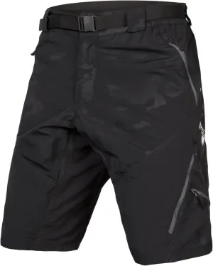 Endura Mens Hummvee Mountain Bike Baggy Cycling Short with Liner Black Camo 2022, Small