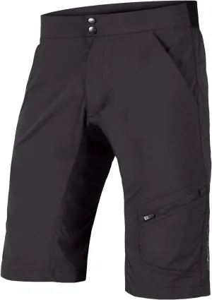 Endura Mens Hummvee Mountain Bike Baggy Cycling Short with Liner Lite Shorts - Black 2022, Large