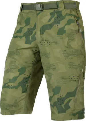 Endura Mens Hummvee Mountain Bike Baggy Cycling Short with Liner Tonal Olive, Medium
