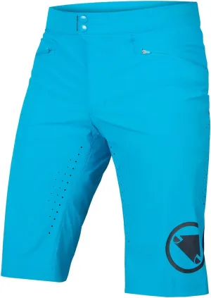 Endura Mens SingleTrack Mountain Bike Baggy Cycling Short Lite Standard Length - Electric Blue, Large