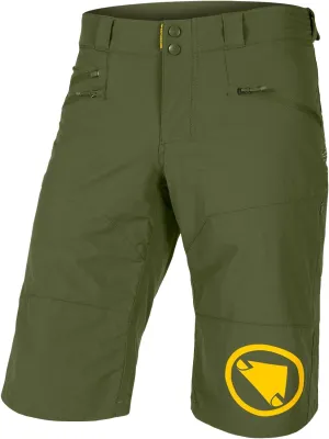 Endura Mens SingleTrack Mountain Bike Baggy Cycling Short Olive Green, Small