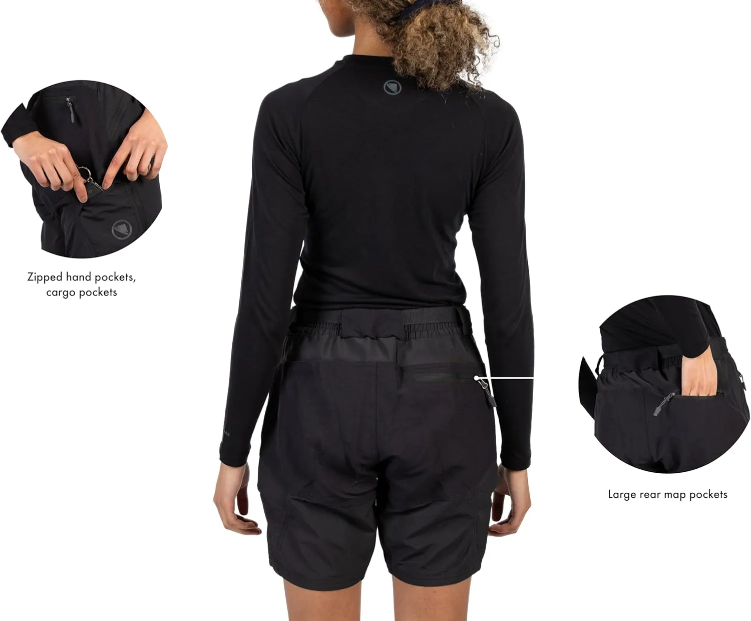 Endura Women's Hummvee Mountain Bike Baggy Cycling Short with Liner