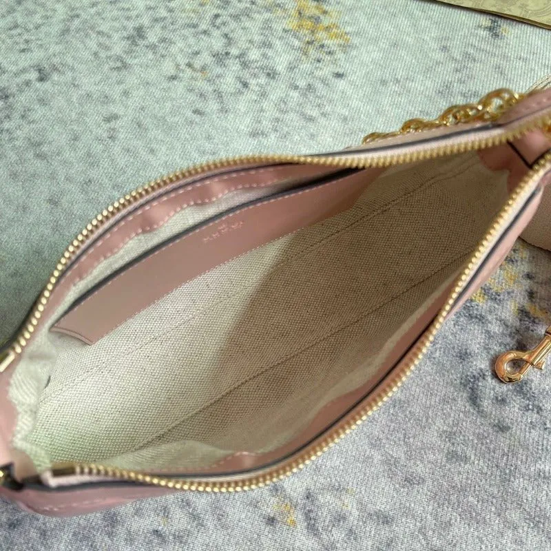 ESMEE - GG Matelassé Shoulder Bag Pink