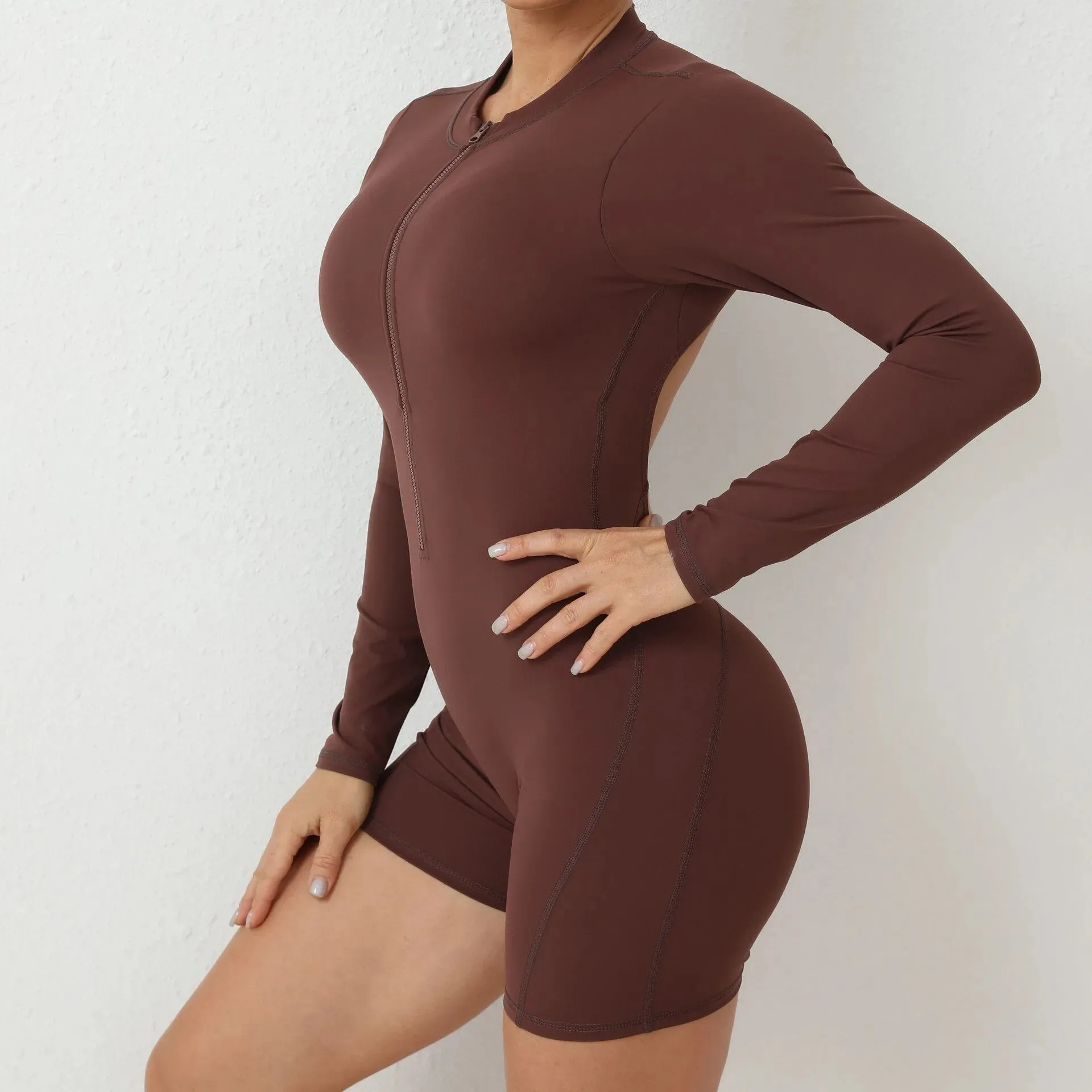 Essential Open Back Scrunch Romper