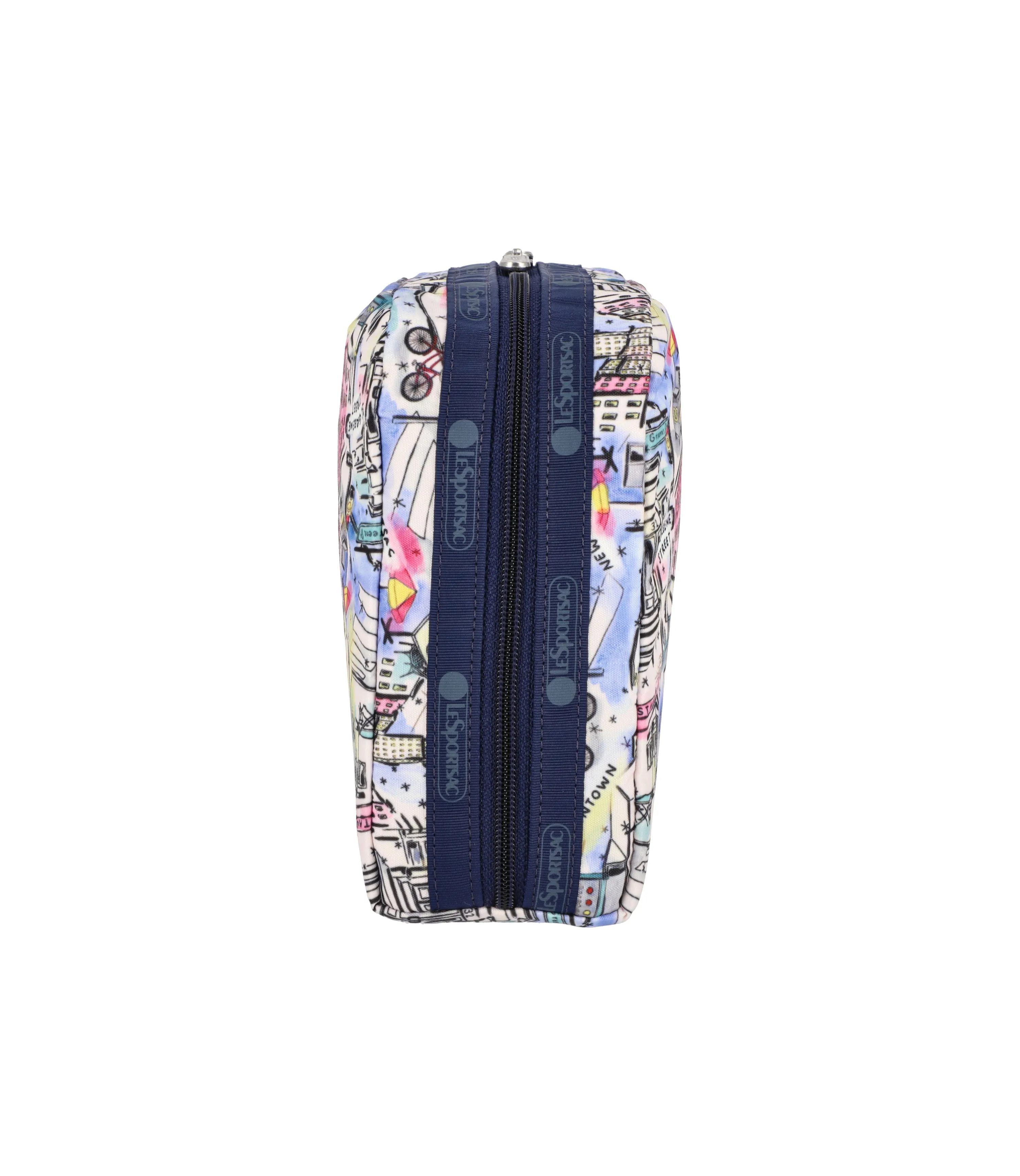 Extra Large Rectangular Cosmetic<br>NYC Winter Wonderland