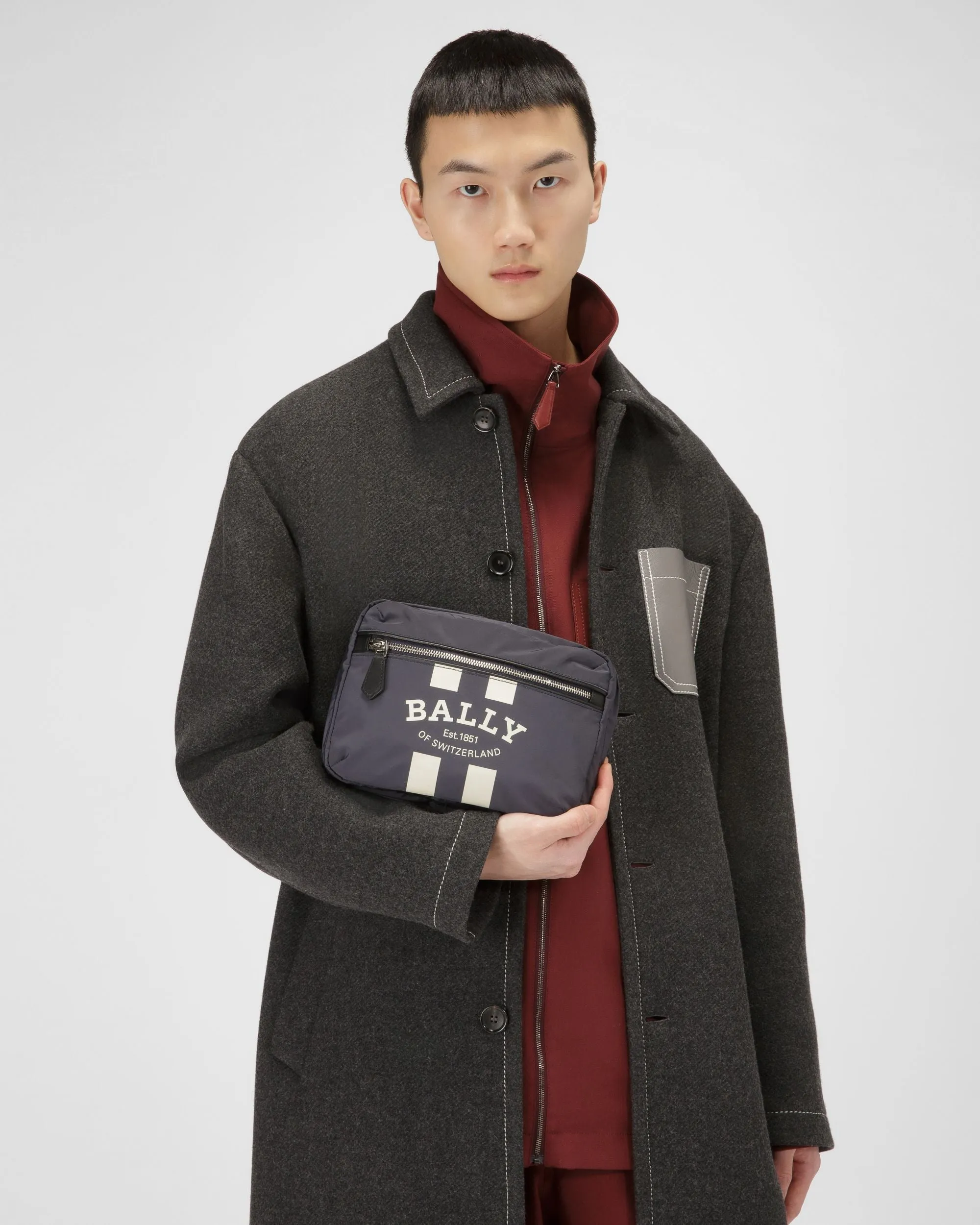 Fallie Nylon Tote Bag In Navy