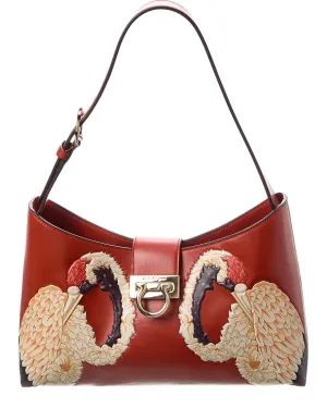 Ferragamo Leather Hobo Bag