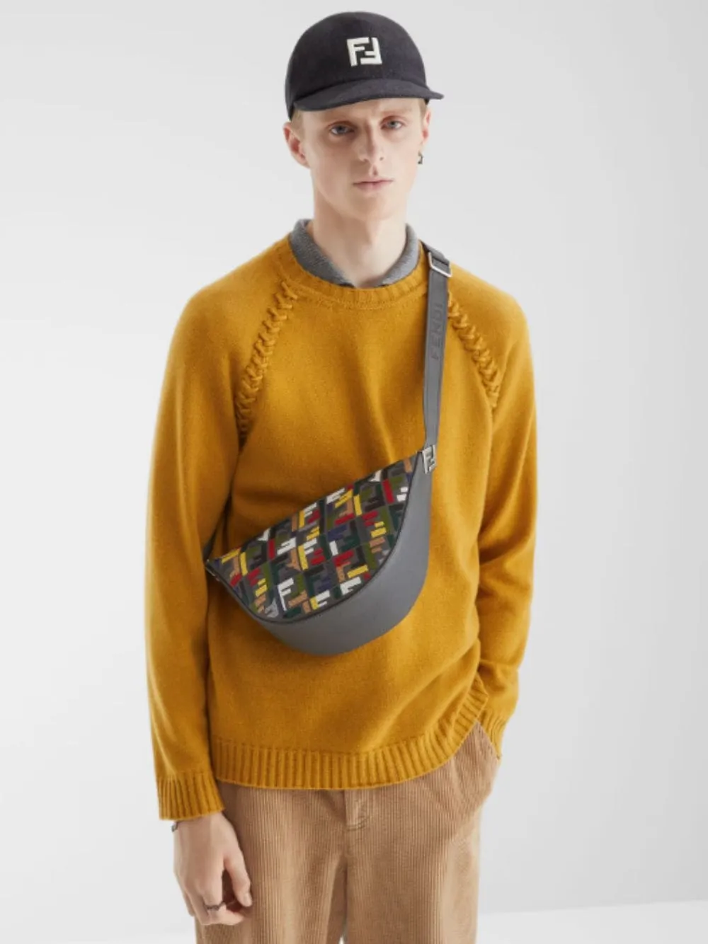 FF Fendi Melon Small Messenger Bag