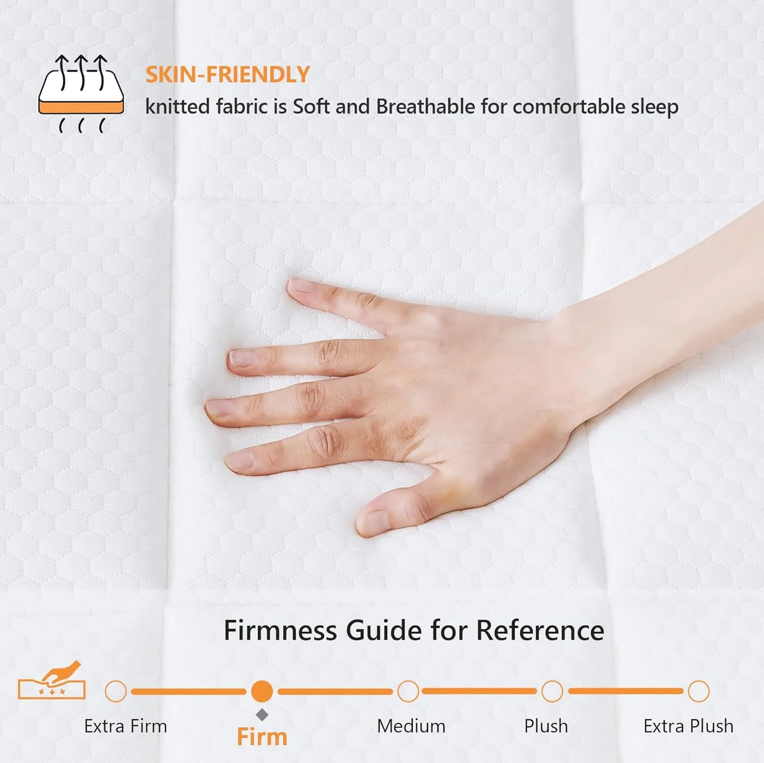 Firm King Size Mattress, 12 Inch Hybird King Bed Mattress with Gel Memory Foam and Pocket Springs, Comfort Bed in a Box, Pressure Relief and Motion Isolation, 365-Night Trial, CertiPUR-US