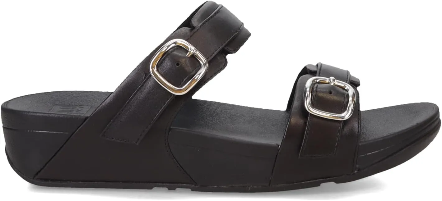 FitFlop Women's LULU Adjustable Leather Slides