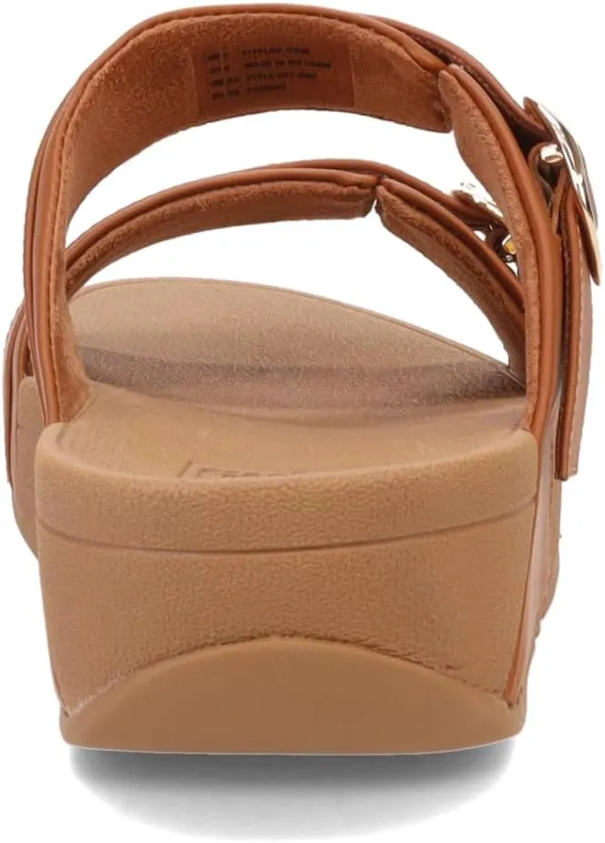 FitFlop Women's LULU Adjustable Leather Slides