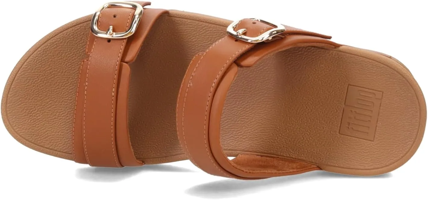 FitFlop Women's LULU Adjustable Leather Slides