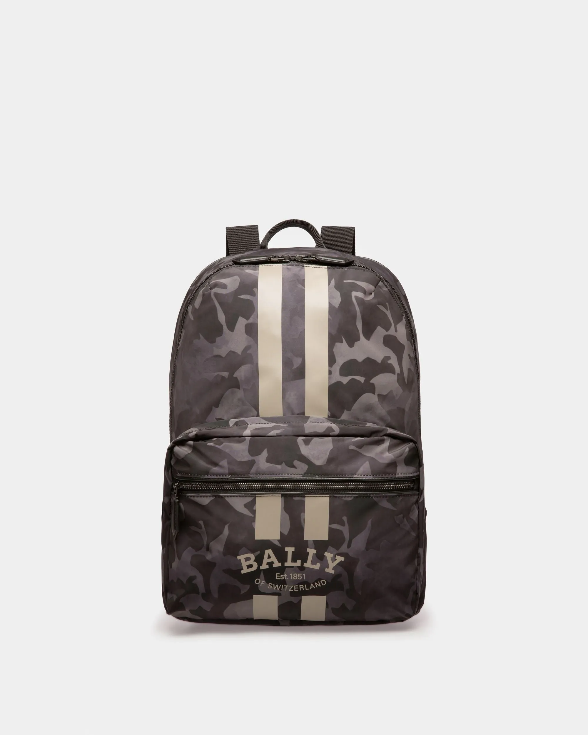 Fixie Nylon Backpack In Black