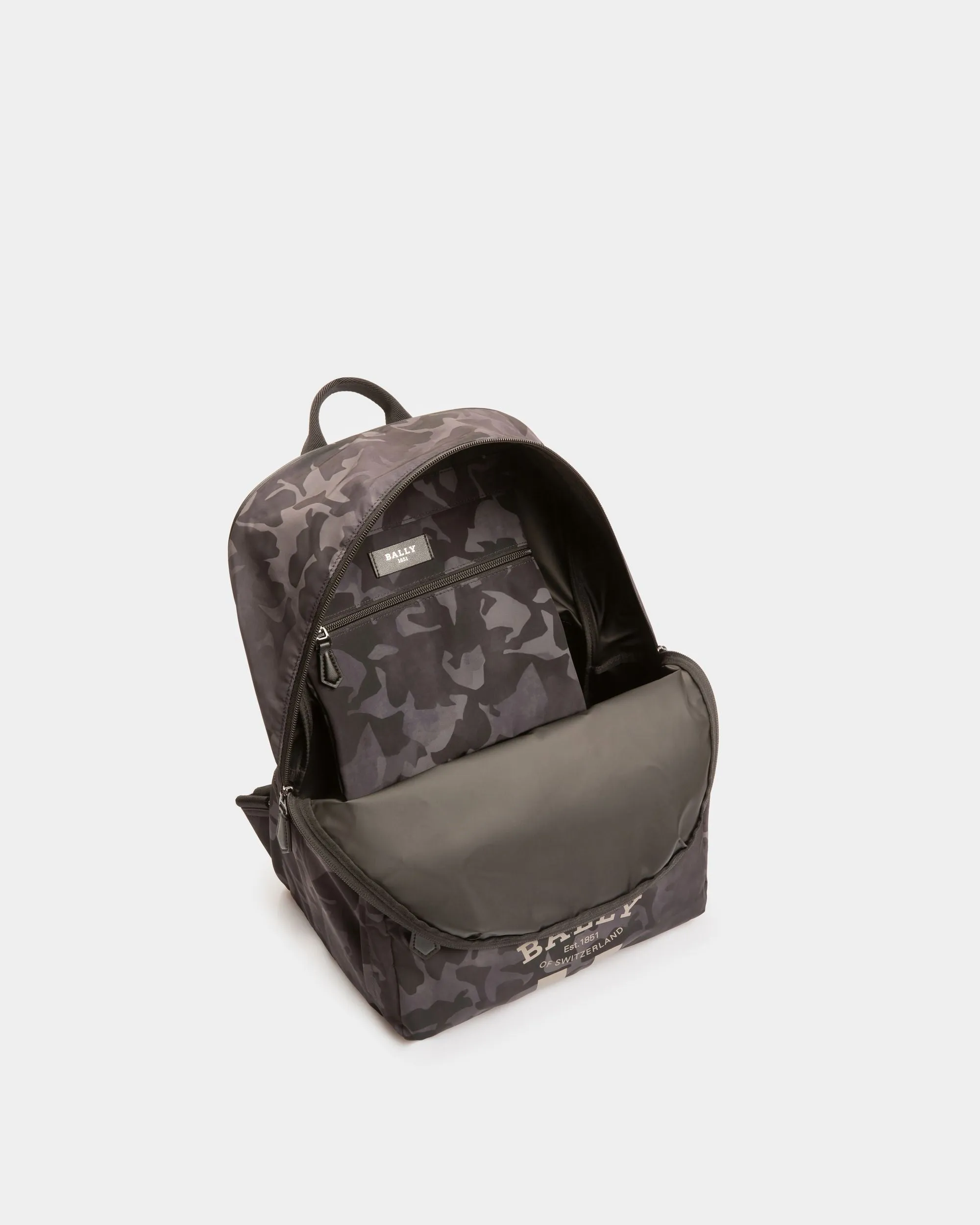 Fixie Nylon Backpack In Black