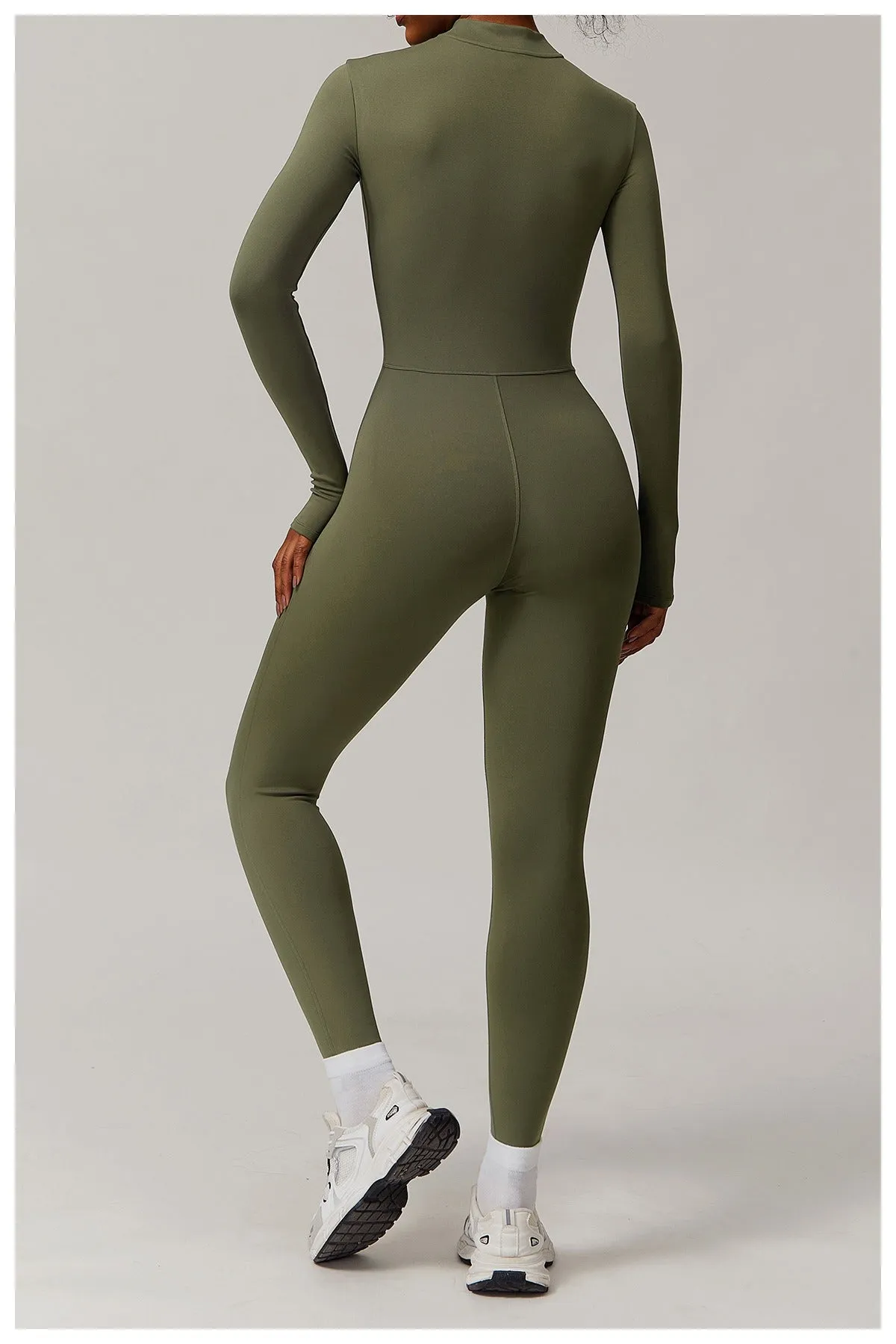Fleeced Warm Longsleeve Jumpsuit (Size down)