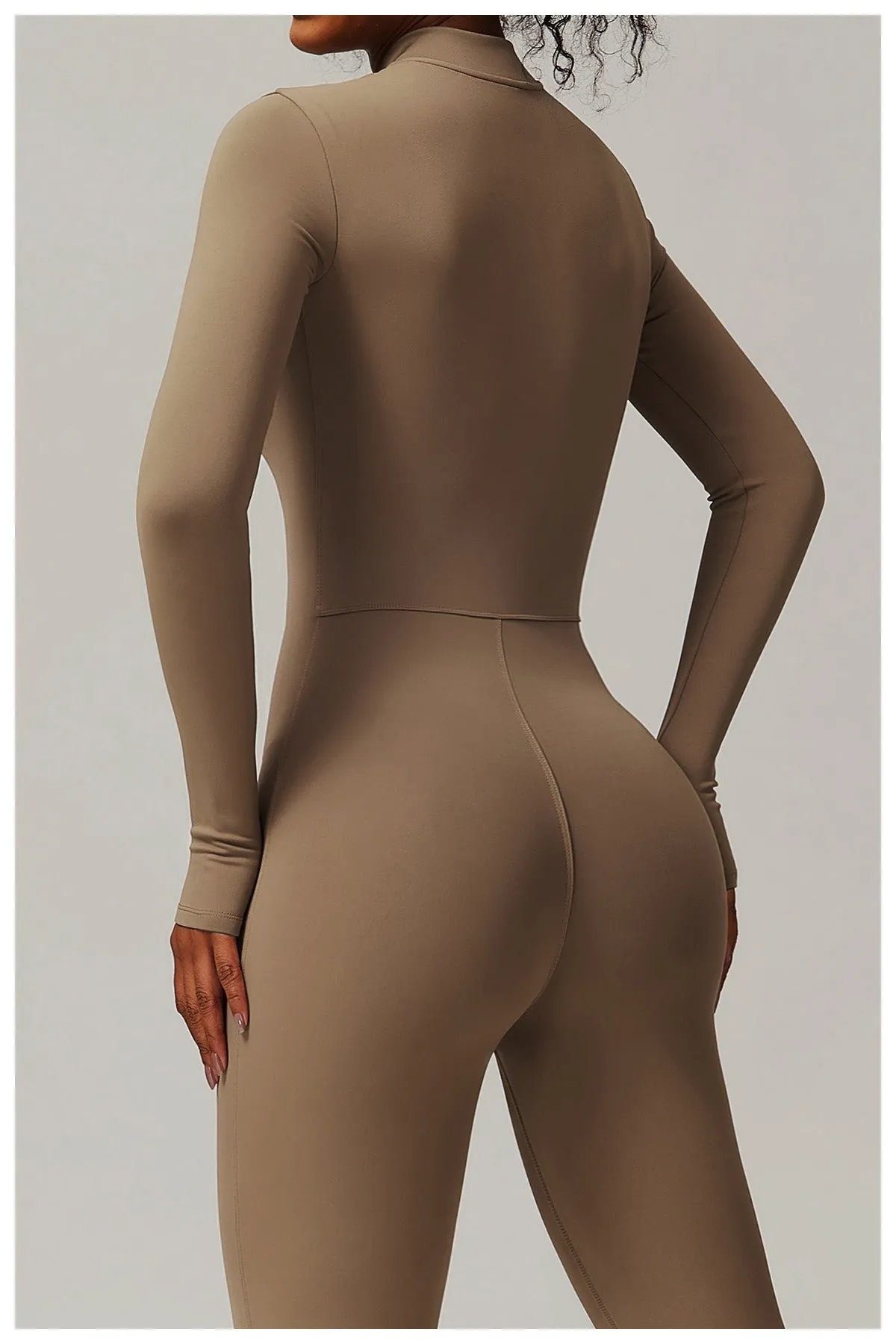 Fleeced Warm Longsleeve Jumpsuit (Size down)