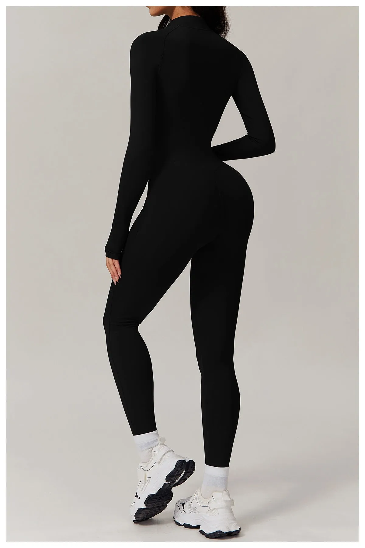 Fleeced Warm Longsleeve Jumpsuit (Size down)