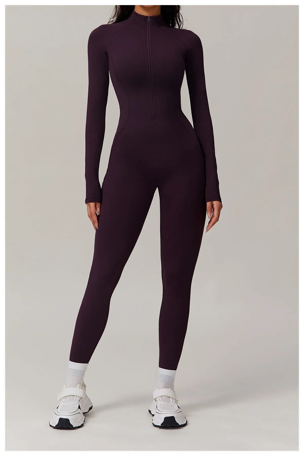 Fleeced Warm Longsleeve Jumpsuit (Size down)