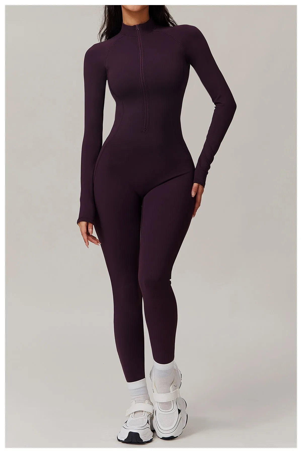 Fleeced Warm Longsleeve Jumpsuit (Size down)