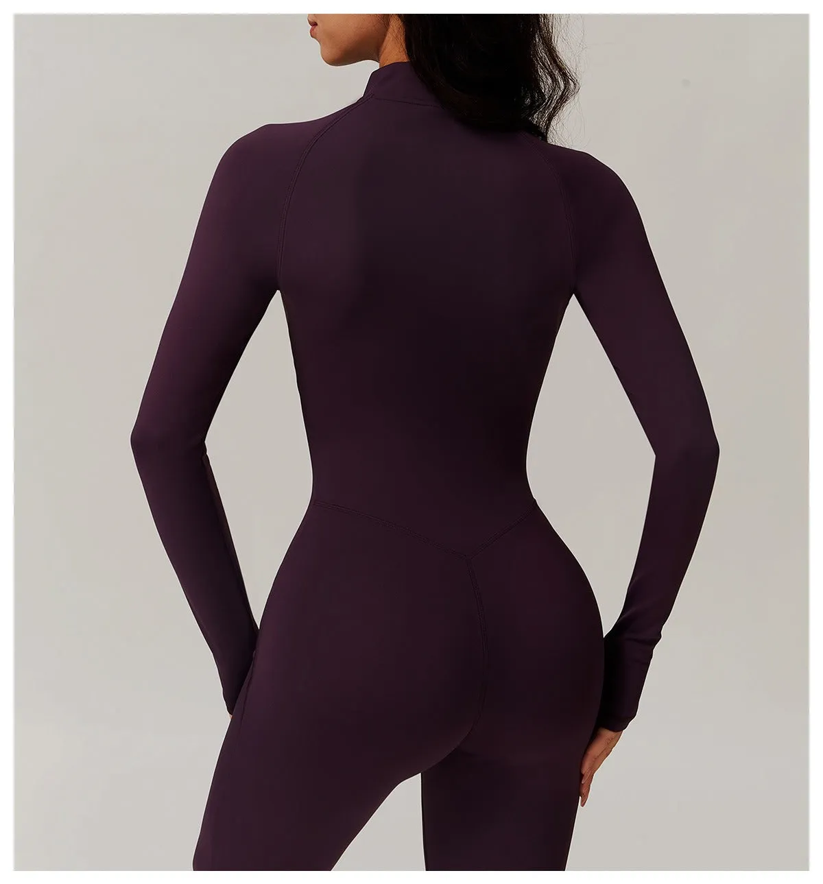 Fleeced Warm Longsleeve Jumpsuit (Size down)