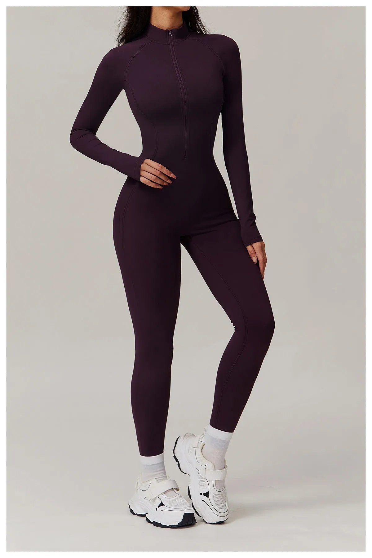 Fleeced Warm Longsleeve Jumpsuit (Size down)