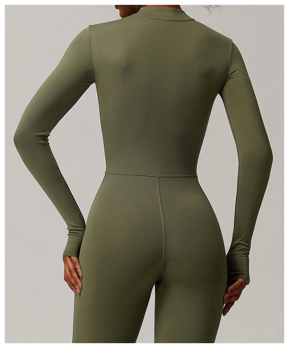 Fleeced Warm Longsleeve Jumpsuit (Size down)