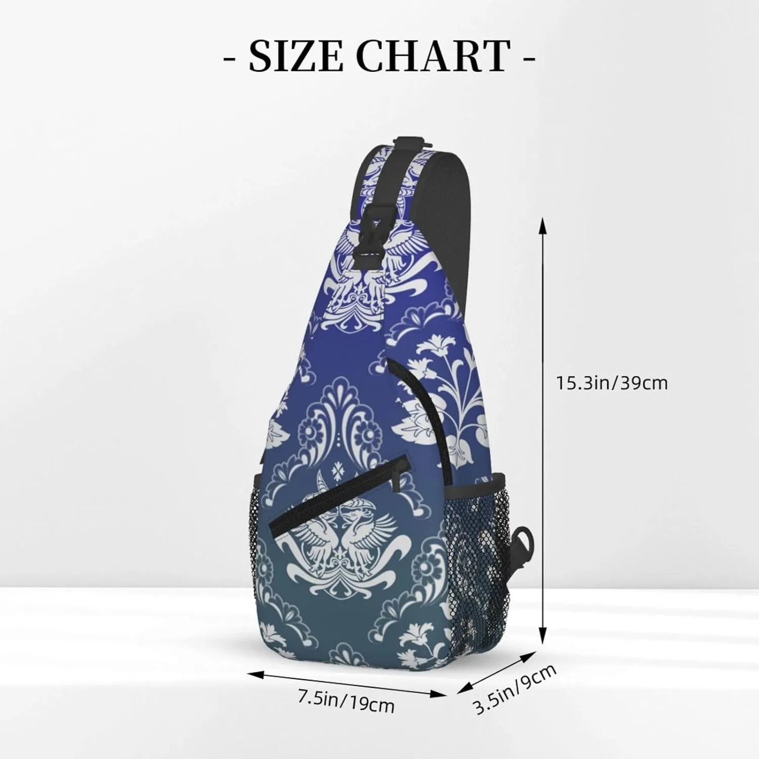 Flowers Chest Bags Crossbody Sling Bag Shoulder Bag Travel Hiking Daypack For Men Women