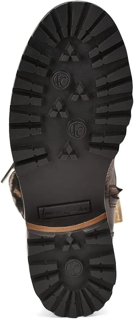 FRANCO CUADRA Women's Bootie in Genuine Deer Leather Brown