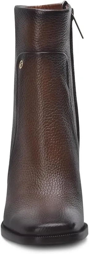 FRANCO CUADRA Women's Bootie in Genuine Deer Leather Brown