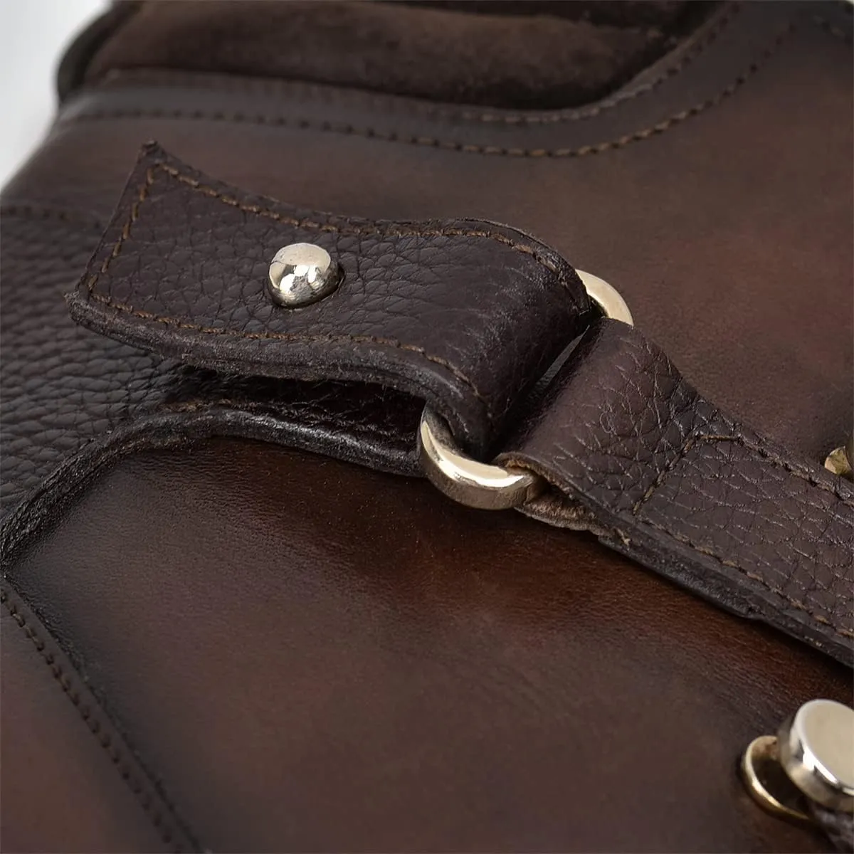 FRANCO CUADRA Women's Bootie in Genuine Leather with Laces