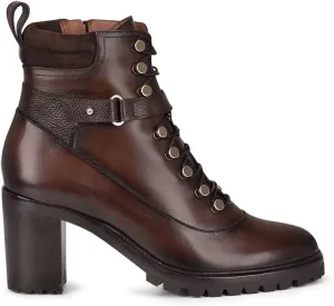 FRANCO CUADRA Women's Bootie in Genuine Leather with Laces